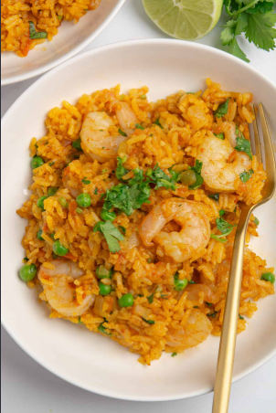 Arroz con camarones
